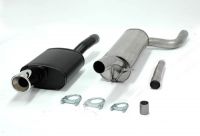 Simons Chrome steel Exhaust system 1x100 mm round Ford Focus I Hatchback 1.4/1.6 Model -8/04