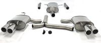 Simons Edelstahl Duplex Sport Auspuffanlage 2x80 mm rund fr Audi A5 Sportback 1.8T/2.0T 2WD/Quattro Baujahr 06-