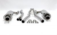 Simons Duplex Stainless steel Exhaust system 2x100 mm round Audi A6 (C5) Quattro 1.8T Model 97-01