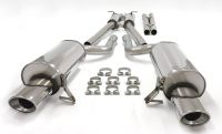 Simons Duplex Stainless steel Exhaust system 2x90x120 mm oval Audi A6 (C5) Quattro 2.5TDi/2.7T Model 97-01