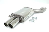 Simons Edelstahl Sport Endschalldmpfer 2x80 mm rund fr Audi A8/A8 Quattro/S8 2.5TDi//2.8/3.7/4.2 Baujahr 94-02