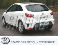 Simons Edelstahl Sport Auspuffanlage fr Seat Ibiza 1.4TSi Cupra Baujahr 09-