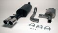 Simons Chromstahl Sport Auspuffanlage 2x80 mm rund fr Audi A4 (B5) Limousine/Avant 1,8T/1.9TDi/2.5TDi Baujahr 94-00