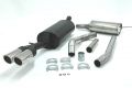 Simons Chromstahl Sport Auspuffanlage 2x80 mm rund fr Audi A4 (B5) Limousine/Avant 1.6/1.8/1,8T/1.9TDi/2.5TDi/2.4 149PS/2.6 150 PS/2.8 174 PS